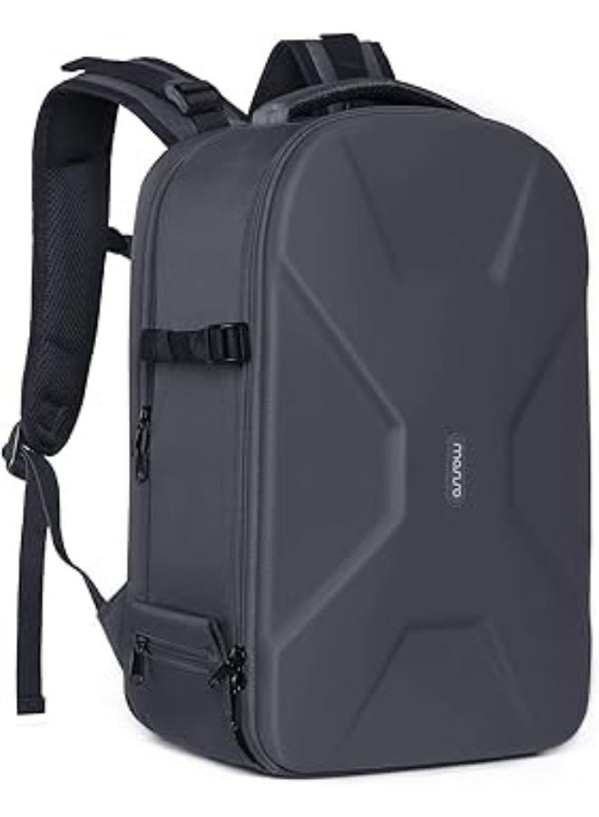 MOSISO Camera Backpack, DSLR/SLR/Mirrorless Photography Camera Bag 15-16 inch Waterproof Hardshell Case with Tripod Holder&Laptop Compartment Compatible with Canon/Nikon/Sony, Gray - Image 1